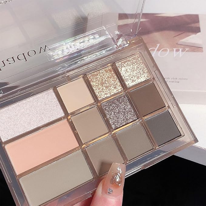 12 Girds Colorful Matte Shimmer Eyeshadow Palette