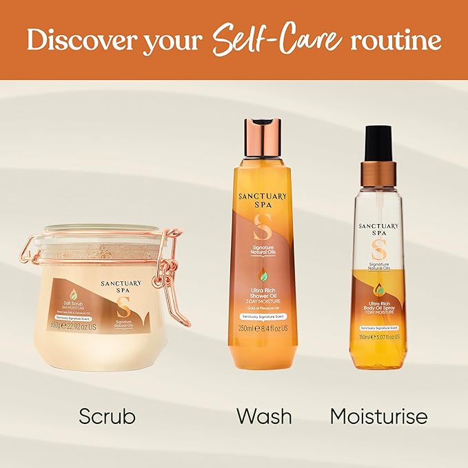 Spa Body Oil Spray, No Mineral Oil, Cruelty Free and Vegan Body Spray Moisturiser, 150 ml