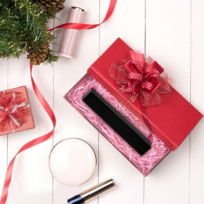 TOPZEA 118 Pack Lip Gloss Packaging Boxes, Kraft Paper Empty Lipgloss Packaging Cases Bulk Black Wrapping Box for Essential Oil, Mascara Tube, Perfume Sample, Small Business