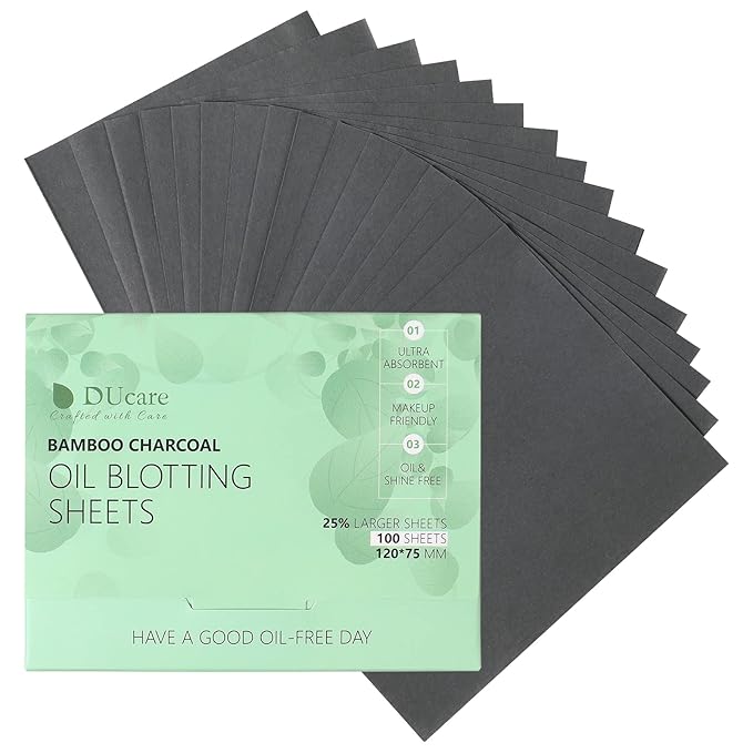 Oil Blotting Sheets for Face, DUcare 100 Counts For Face