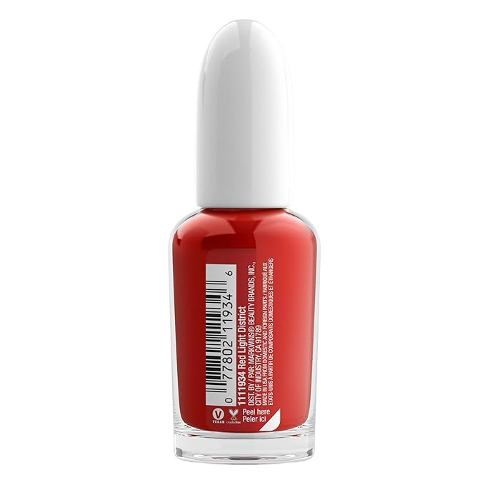 wet n wild Fast Dry AF Nail Polish Color, Red Light District | Quick Drying - 40 Seconds | Long Lasting - 5 Days, Shine (Pack of 2)
