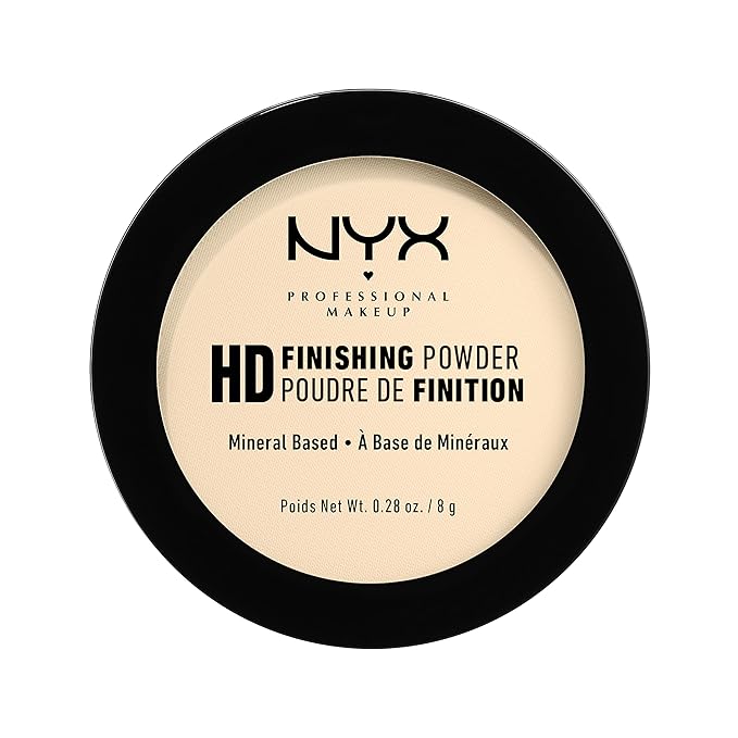 NYX PROFESSIONAL MAKEUP HD Finishing Powder, Pressed Setting - Banana