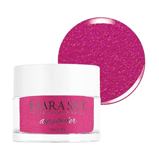 Kiara Sky Long Lasting Nail Dip Powder Pink Pink Lipstick 1 oz