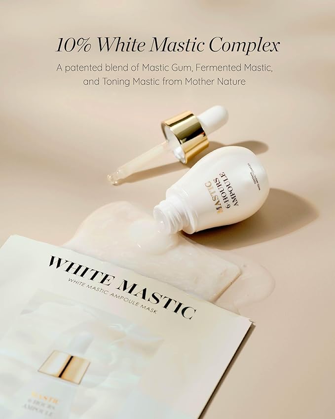 White Mastic Ampoule Sheet Mask (4pc) Ultra-Moisturizing