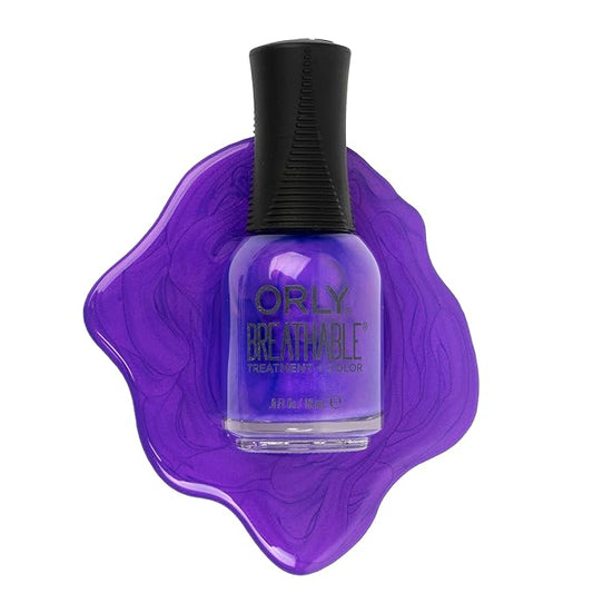 Orly Melting Point Nail Polish Collection | Aqua Blue Shimmer | Long-Lasting, Full Coverage Formula with Gripper Cap | Vegan & Cruelty-Free (Glass Act)