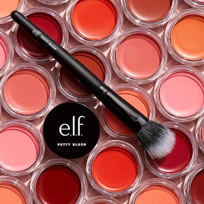 e.l.f. Putty Blush, Creamy & Ultra Pigmented Formula, Infused with Argan Oil & Vitamin E, Turks and Caicos, 0.35 Oz (10g)