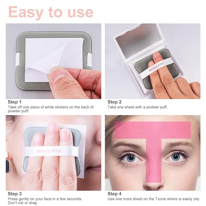2 Pack Matter Blotting Paper for Oily Skin