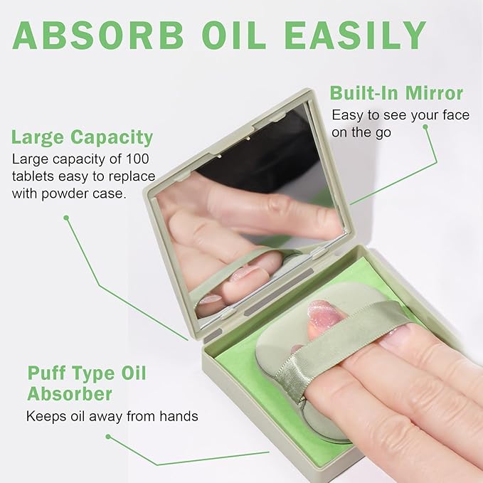 Oil Blotting Sheets for Face Blotting Paper for (200 Sheets)