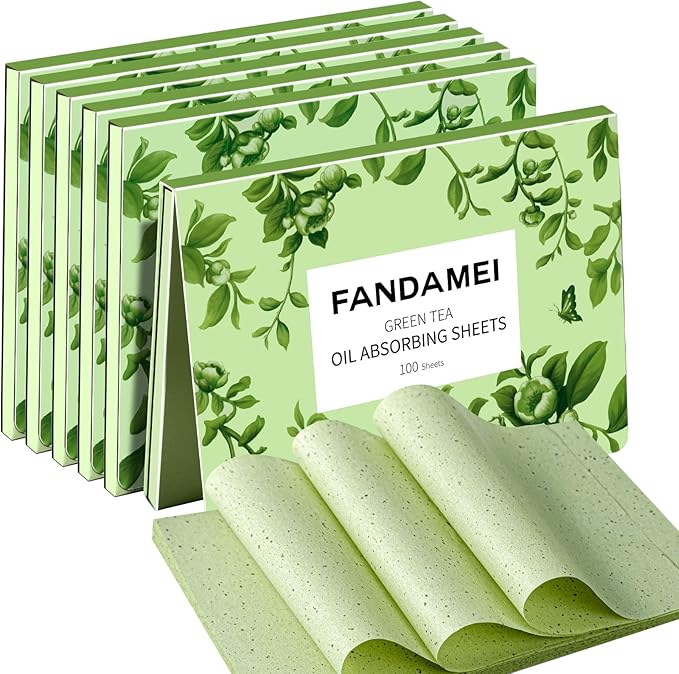 FANDAMEI Oil Blotting Sheets For Face, 600 Sheets Absorbing Tissues