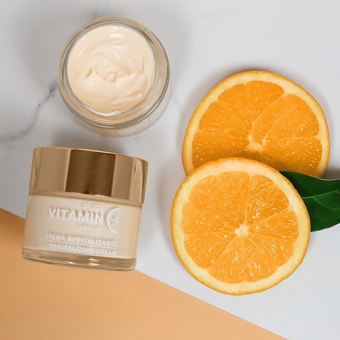 Noche Y Dia Vitamin C Face Cream - Hydrating, Lightweight, Non-Greasy Moisturizer for All Skin Types - Anti-Aging Formula for Fine Lines, Wrinkles & Even Skin Tone - 60mL (2.04 fl oz)