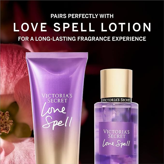 Victoria's Secret Love Spell Mini Fragrance Duo Gift Set, Notes of Cherry Blossom and Fresh Peach