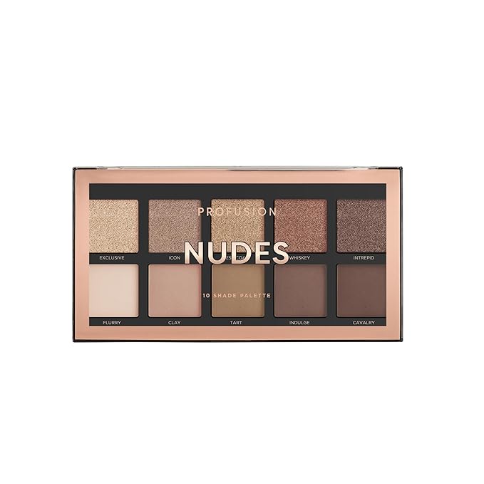 Profusion Cosmetics 10 Shade Eyeshadow Palette - High