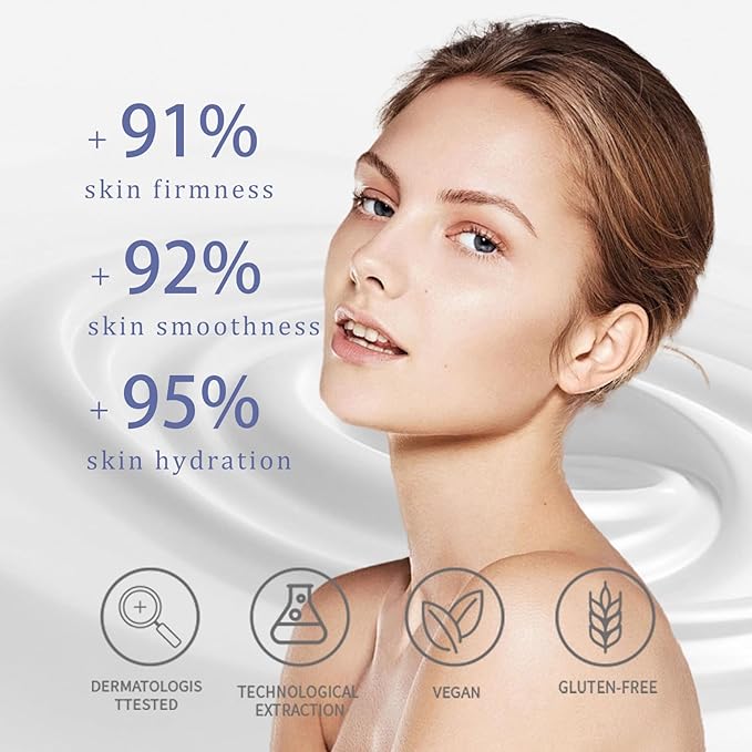 Neck Firming Cream, Tighten and Lift Neck Cream for Crepey Skin, Anti-Aging Neck & Décolleté Cream, Smooth & Tight Sagging Skin, Organic Pure Neck Cream 1.7 Floz