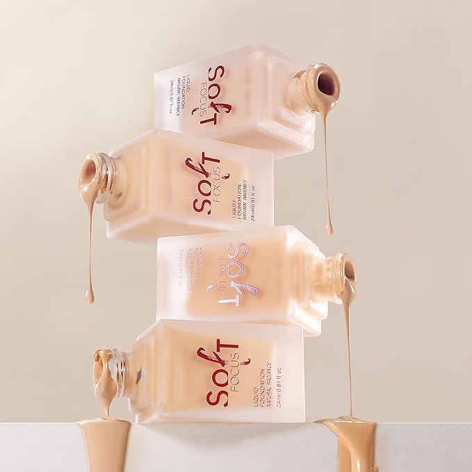 Soft Focus Liquid Concealer Foundation, Moisturizing High Coverage