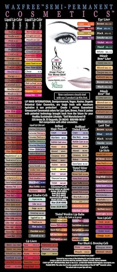 LIP INK Organic Vegan Tinted Waxless