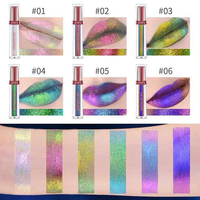 Super Stay Lip Gloss,Multichrome Colorstay Overtime Lipcolor,Highly Pigmented Instant Glitter Liquid Lip Makeup,0.12 Fl Oz (02, 3.5ml)