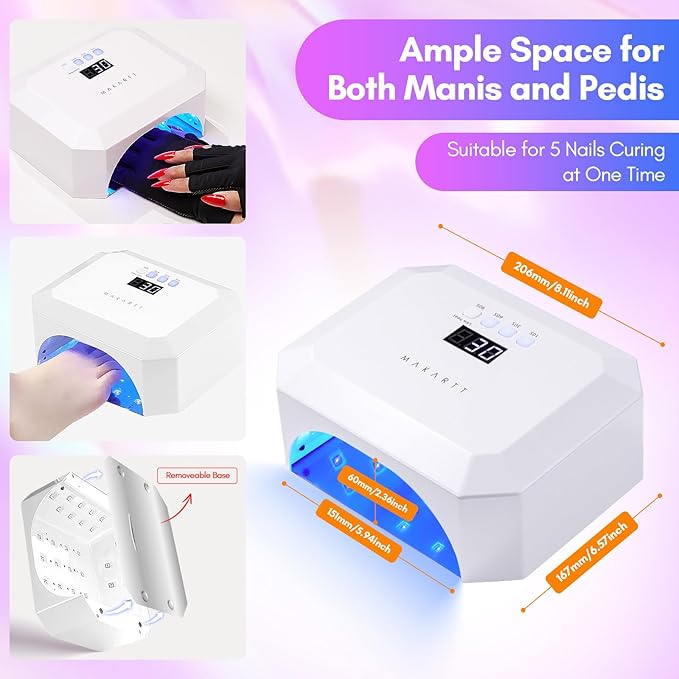 Makartt UV LED Nail Lamp,
