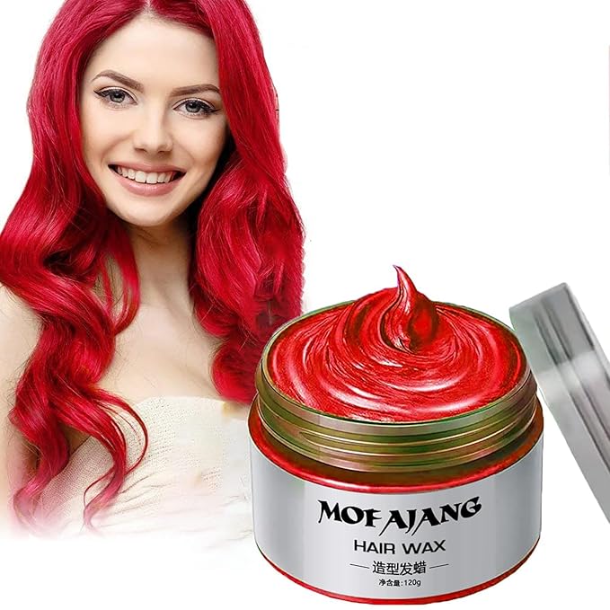 Red Temporary Hair Color,Natural Hair
