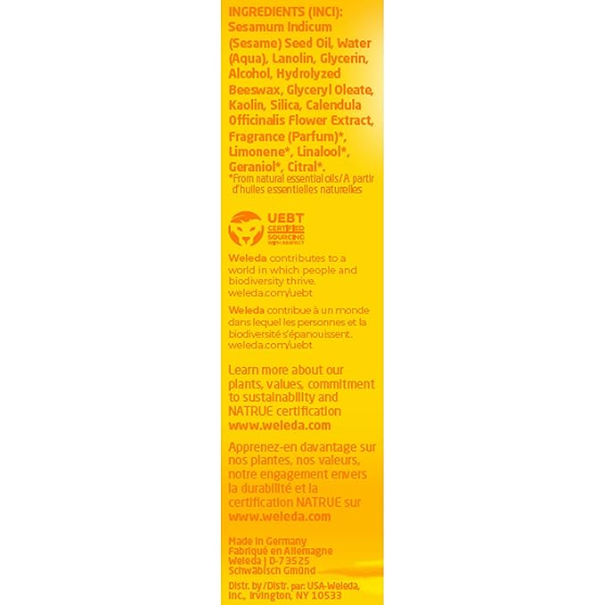 Weleda Calendula Body Cream, 2.5 Fluid Ounce