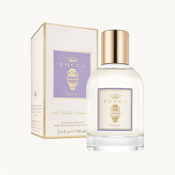 Tocca Women's Perfume (20 ml) & Dry Body Oil (100 ml) Set in Colette - Warm Floral, Bergamot, Sandalwood, Pink Peppercorn