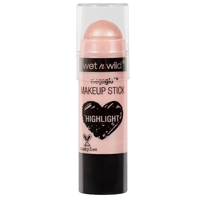 wet n wild MegaGlo Makeup Stick, Buildable Color, Nude Strikes