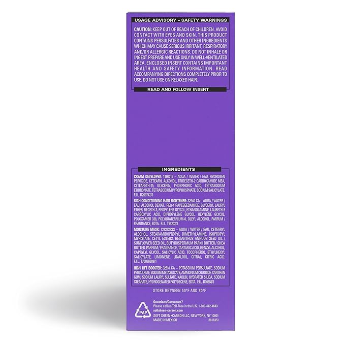 SoftSheen-Carson Dark and Lovely Fade Resist Rich Conditioning Hair Color, Permanent Hair Color, Up To 100 percent Gray Coverage, Brilliant Shine with Argan Oil and Vitamin E, Luminous Blonde