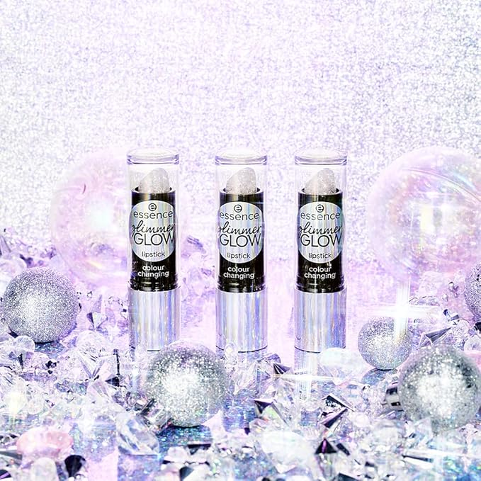 essence | Glimmer GLOW Lipstick | pH Color Changing Technology | Subtle & Sheer Pink | Vegan & Cruelty Free | Free From Parabens, Gluten, Oil, Preservatives & Microplastic Particles