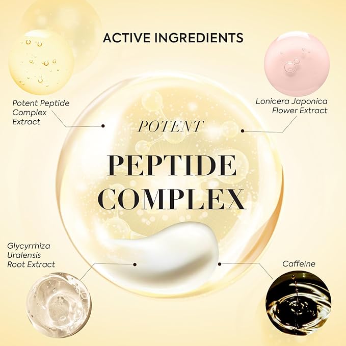 Instant temporary eye tightener cream: