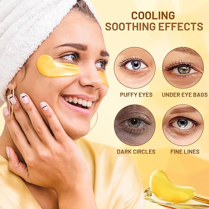 24k gold eye mask, 20