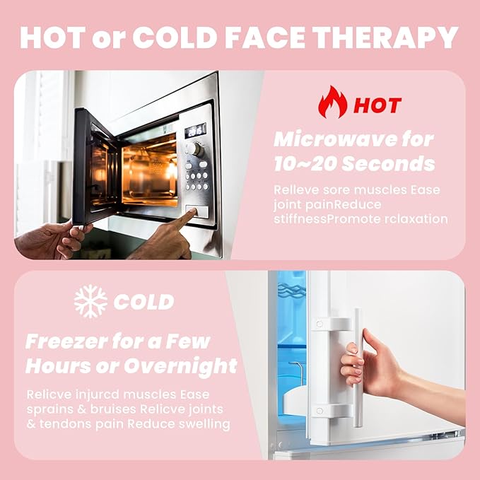 Cold face eye mask ice