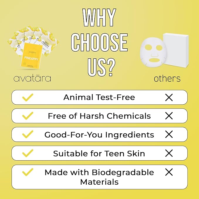Avatara Juicy Pineappy Exfoliating Facial Mask