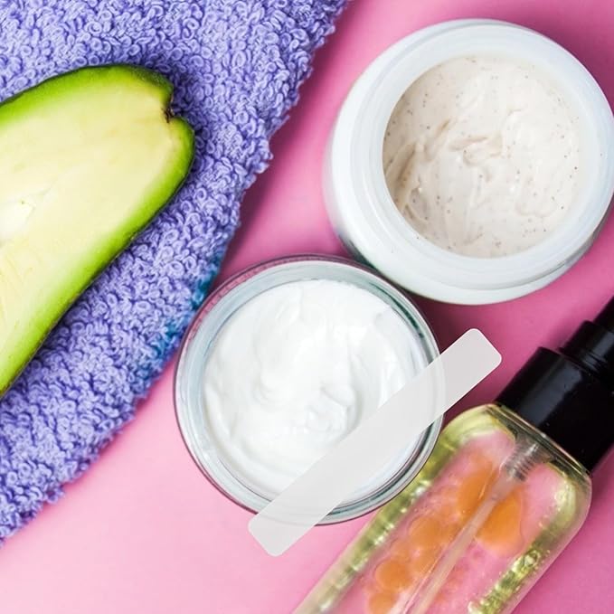 50pcs Soft Film Stick Cream Spoon Facial Mask