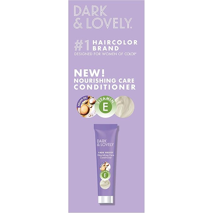 SoftSheen-Carson Dark and Lovely Fade Resist Rich Conditioning Hair Color, Permanent Hair Color, Up To 100 percent Gray Coverage, Brilliant Shine with Argan Oil and Vitamin E, Light Golden Blonde