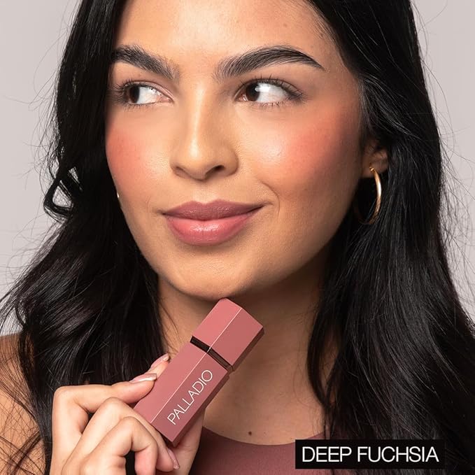 Palladio Liquid Blush for Cheeks & Lips 2-in-1 Dusty Rose
