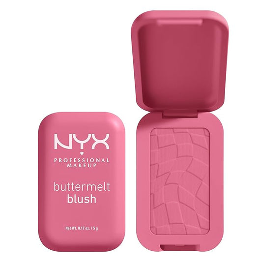 NYX PROFESSIONAL MAKEUP Buttermelt Powder Blush, Fade and The Butta