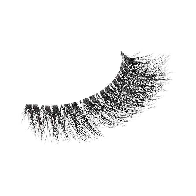 KISS Lash Couture The Muses Collection False Eyelashes, Legacy', 12 mm, Handmade, Refined Faux Silk, Contact Lens Friendly, Easy to Apply, Includes 1 Pair Reusable Strip Lashes (Pack of 2)