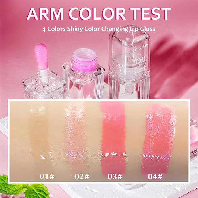 2024 NEW Magic Color Changing Moisturizing Lip Oil,