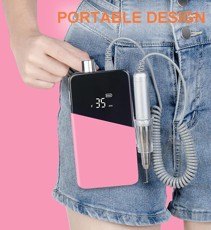 Professional Nail Drill ,OBEEGOO Rechargeable