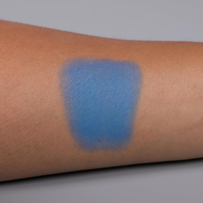 IS'MINE Single Blue Matte Eyeshadow Powder Palette High Pigment, Longwear, Intense Color Best Blue Eyeshadow