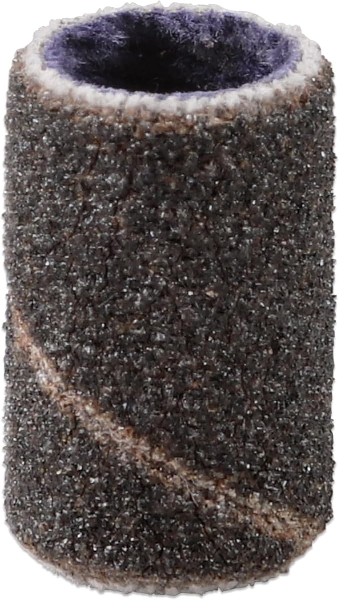 PANA 100 Pieces Nail Sanding Bands Professional Nail Manicure Great Fit for Nail Drill Bits for Acrylic Nails (150 Grit, Black)