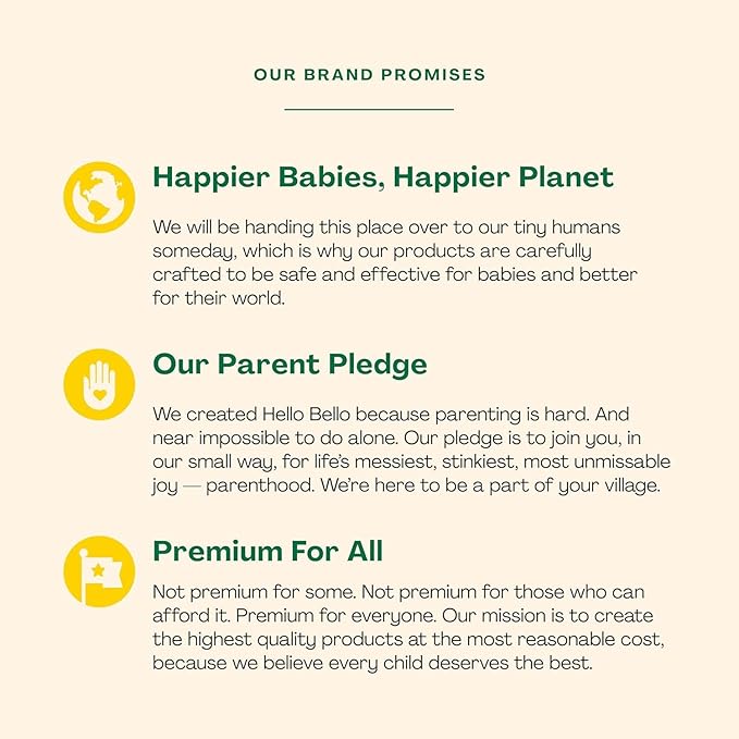 Hello Bello Creamy Coconut Shampoo & Body Wash - 10 oz + Conditioner - Gentle Hypoallergenic, pH-Balanced, Vegan, and Dermatologist-Tested