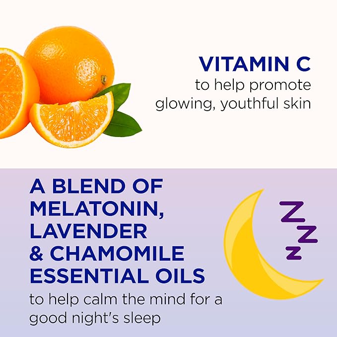 Dr Teal's Foaming Bath with Pure Epsom Salt, Vitamin C & Sleep Blend, 34 fl oz (Pack of 2)