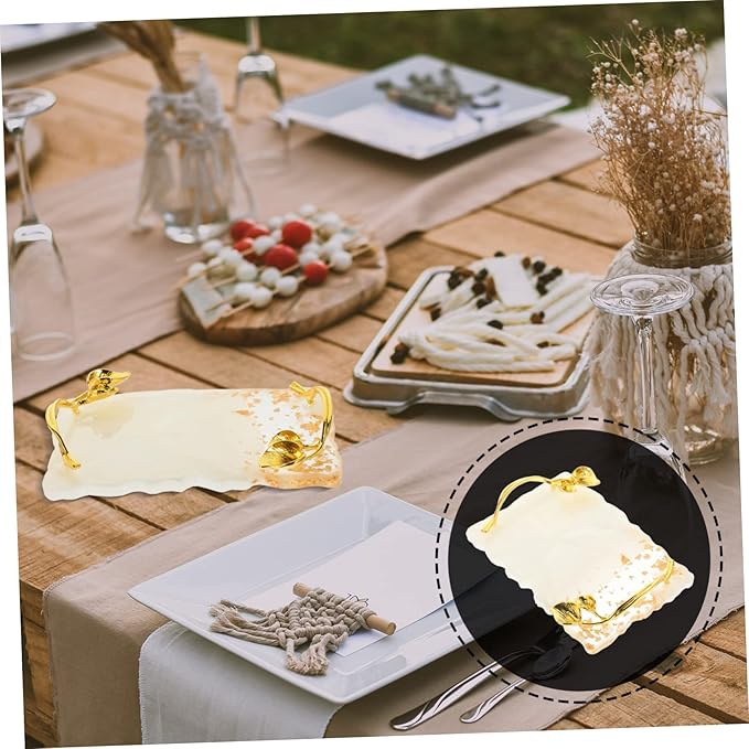 FOMIYES 2pcs Nail Palette Vintage Nail Plate White