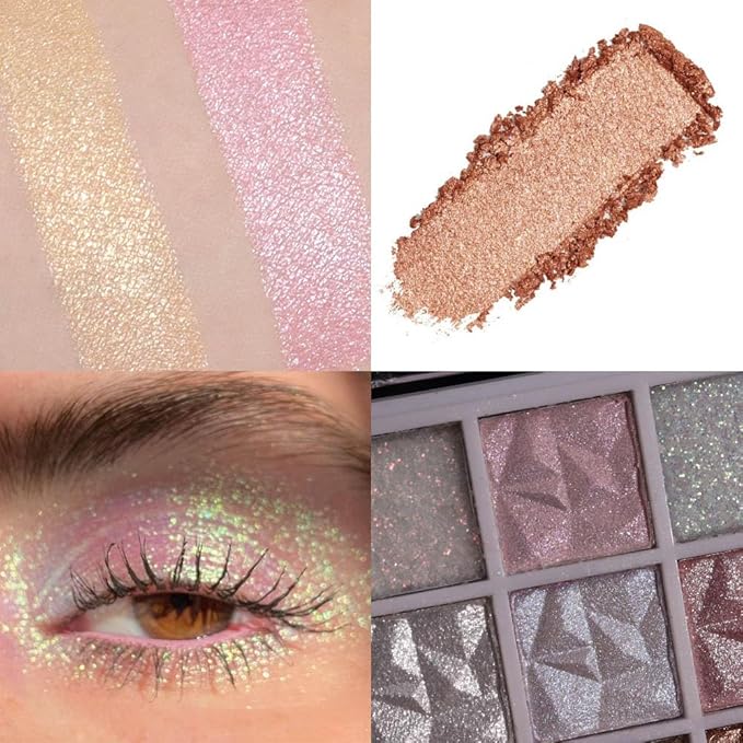 9 Colors Pink Pearl Gold Matte Shimmer Eyeshadow