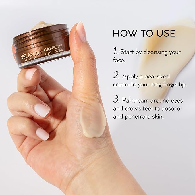Velamo advanced caffeine eye cream: