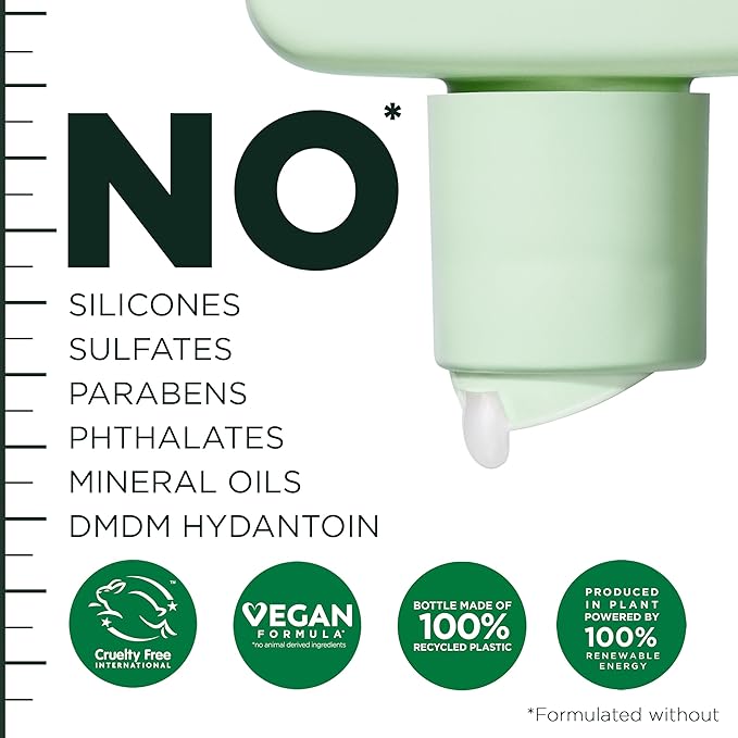 Garnier Fructis Hair Filler Moisture Repair Shampoo, Sulfate Free Shampoo for Curly, Wavy Hair with Hyaluronic Acid, 10.1 Fl Oz, 1 Count