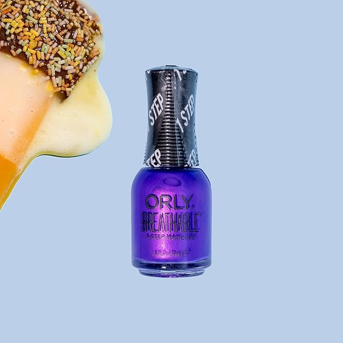 Orly Melting Point Nail Polish Collection | Aqua Blue Shimmer | Long-Lasting, Full Coverage Formula with Gripper Cap | Vegan & Cruelty-Free (Glass Act)