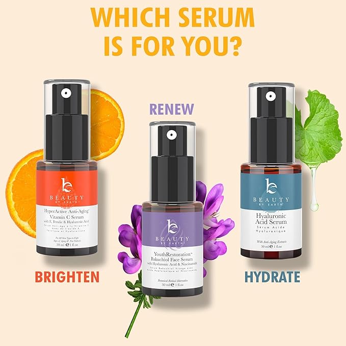 Vitamin C Face Serum - USA Made with Natural & Organic Ingredients, Skin Brightening Vitamin C Serum for Face for Women, Discoloration Correcting & Anti Aging Facial Formula with Antioxidants