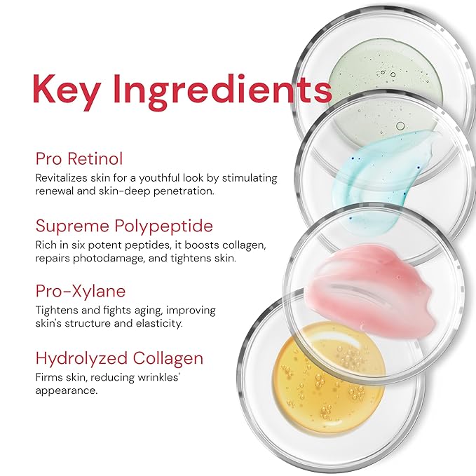 Retinol eye cream for anti-aging: