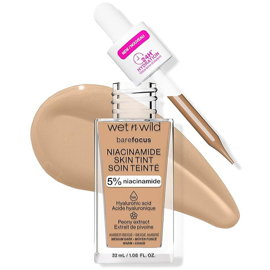 wet n wild Bare Focus Skin Tint, 5% Amber Beige